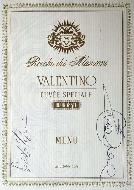 Valentino Brut Cuvee Speciale Door 185th 2